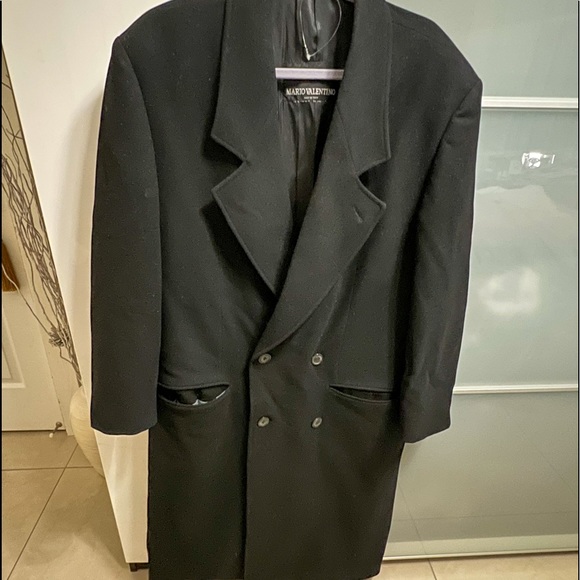 Mario Valentino Vintage Black Winter Coat - Picture 2 of 6